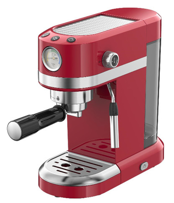 Macchina di caffè espresso rossa del ODM 1350W Digital con il termometro