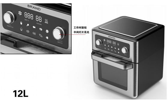 ortaggi a radici istantanei di Oven Home Electric Oven For della friggitrice dell'aria di 120V 1.7KW