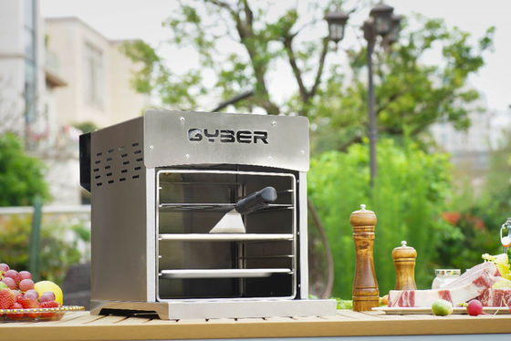 Prova di corrosione infrarossa della griglia della bistecca della cucina 4kw Beefer con la pietra della pizza