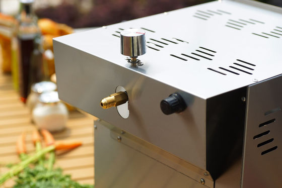 Prova di corrosione infrarossa della griglia della bistecca della cucina 4kw Beefer con la pietra della pizza